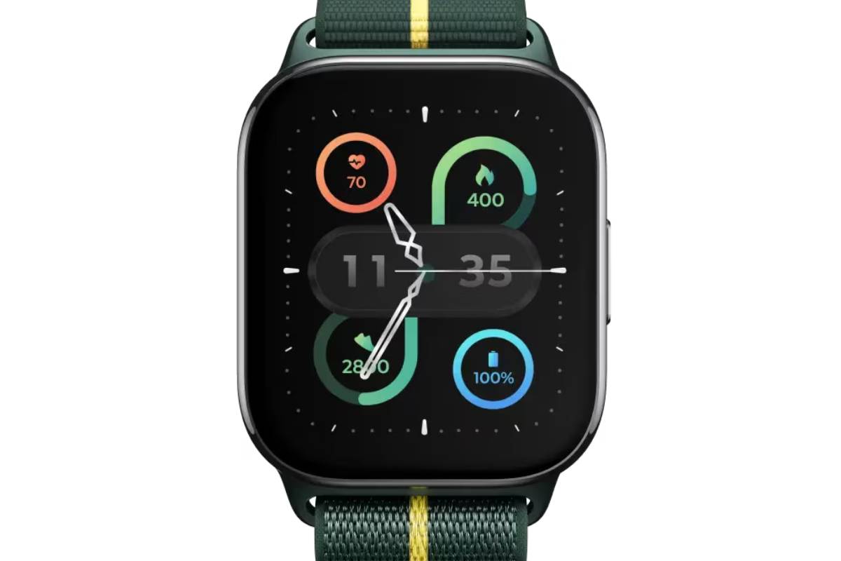 Motorola Moto Watch Fit in primo piano