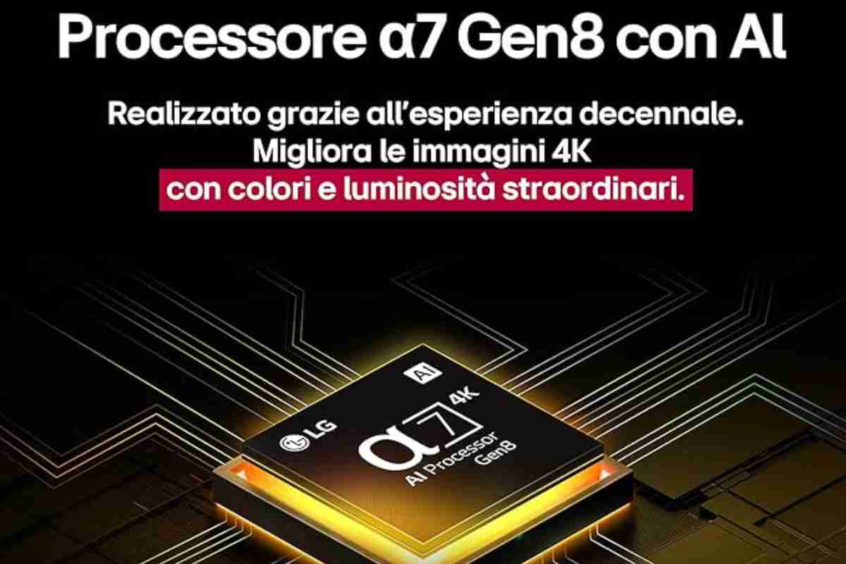 TV LG, il processore