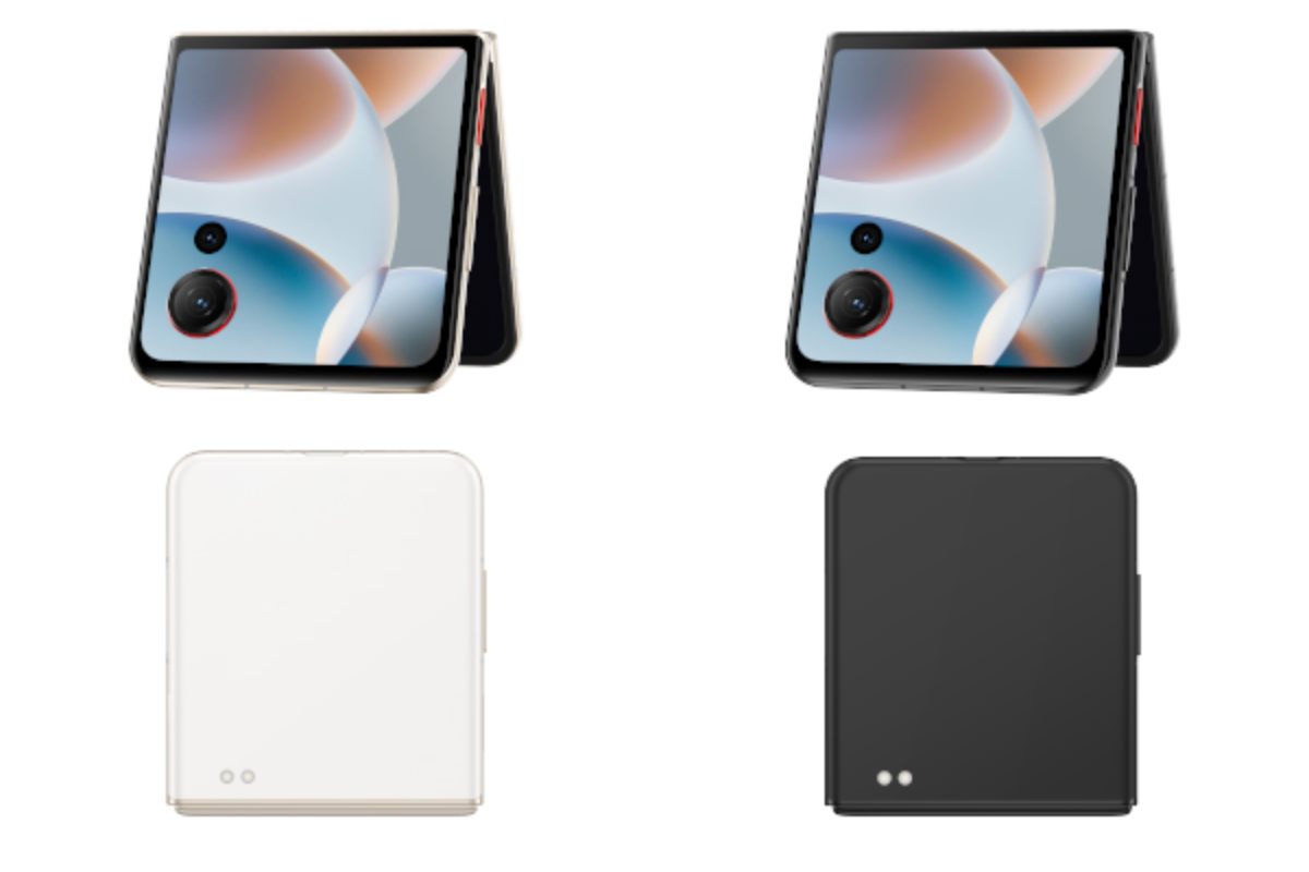 Immagini in anteprima degli smartphone pieghevoli Nubia Flip 3
