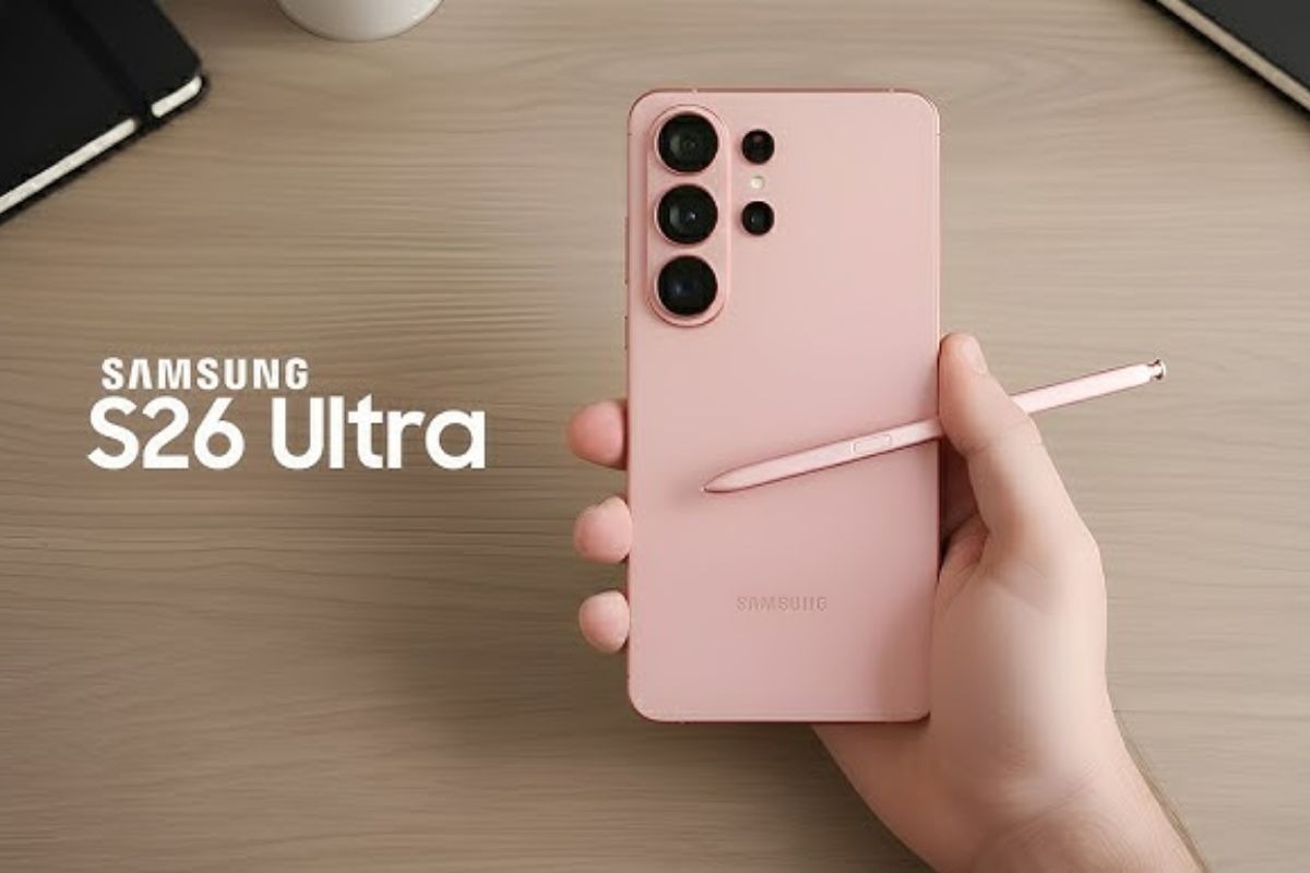 samsung galaxy s26 ultra rosa con penna