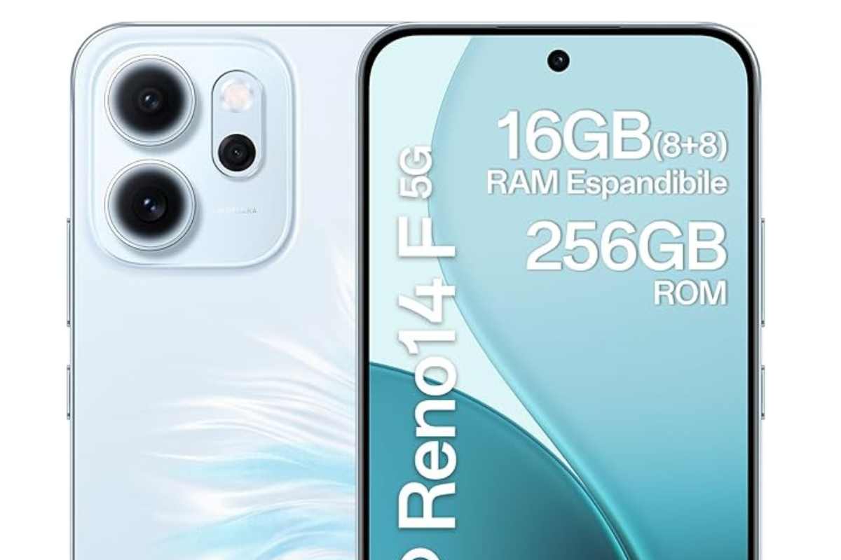 Medio-Gamma da acquistare a Natale: OPPO Reno14 F 5G