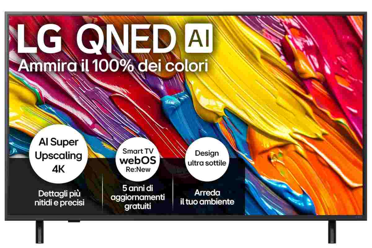 Smart TV: LG QNED 50'', oggi costa meno di 400€